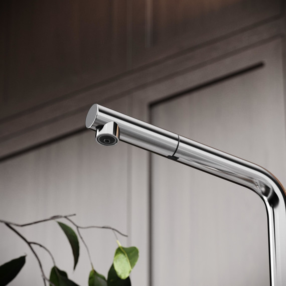 Смеситель для кухни Sancos Spin SC4015BN, брашированный никель фото 5