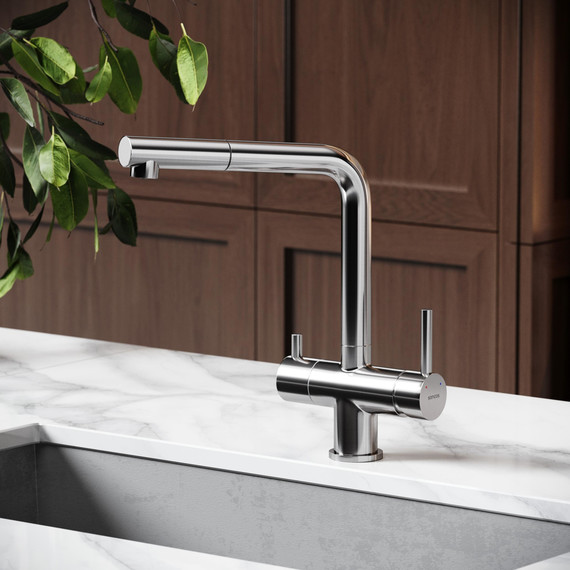 Смеситель для кухни Sancos Spin SC4015BN, брашированный никель фото 7