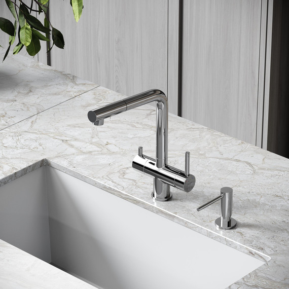 Смеситель для кухни Sancos Spin SC4015CH фото 3