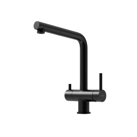 Смеситель для кухни Sancos Spin SC4015MB, чёрный матовый фото 