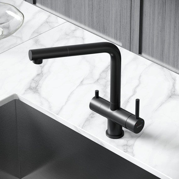 Смеситель для кухни Sancos Spin SC4015MB, чёрный матовый фото 8