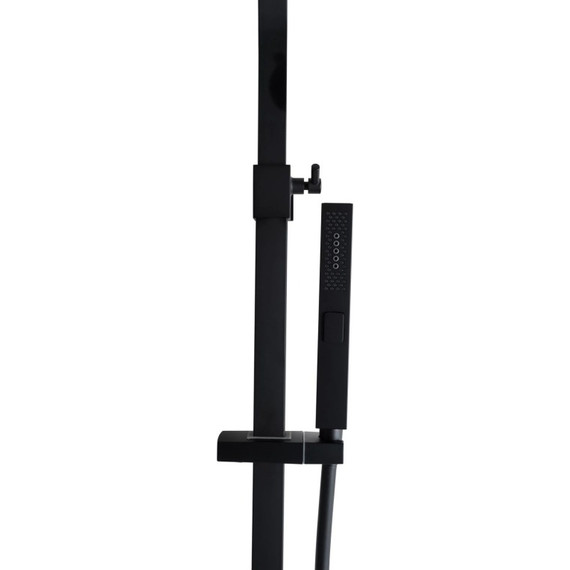 Душевая стойка Allen Brau Infinity 5.21012-31, чёрный матовый фото 3