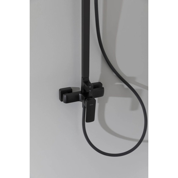 Душевая стойка Allen Brau Infinity 5.21012-31, чёрный матовый фото 6