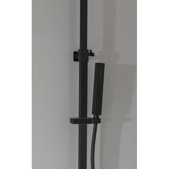 Душевая стойка Allen Brau Infinity 5.21012-31, чёрный матовый фото 7