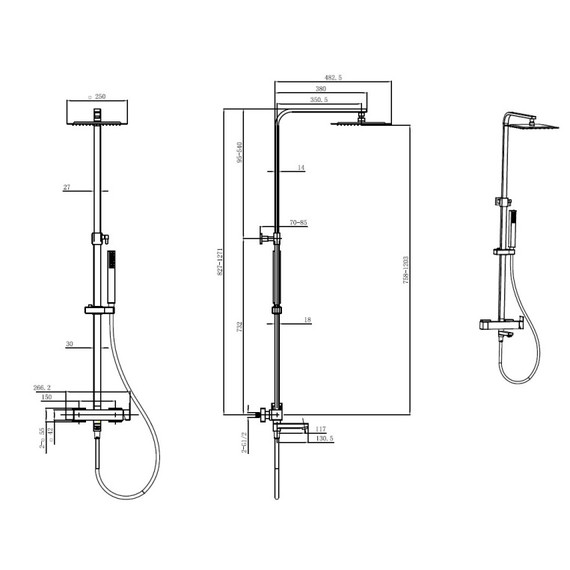Душевая стойка Allen Brau Infinity 5.21029 фото 13