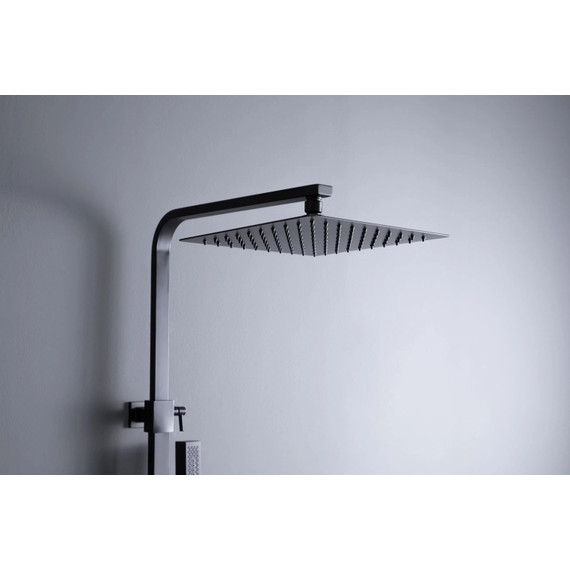 Душевая стойка Allen Brau Infinity 5.21029-31, чёрный матовый фото 10