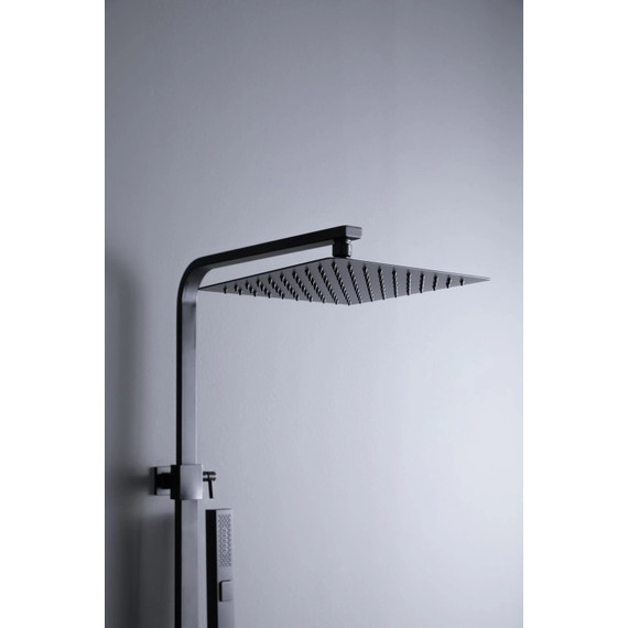 Душевая стойка Allen Brau Infinity 5.21029-31, чёрный матовый фото 11