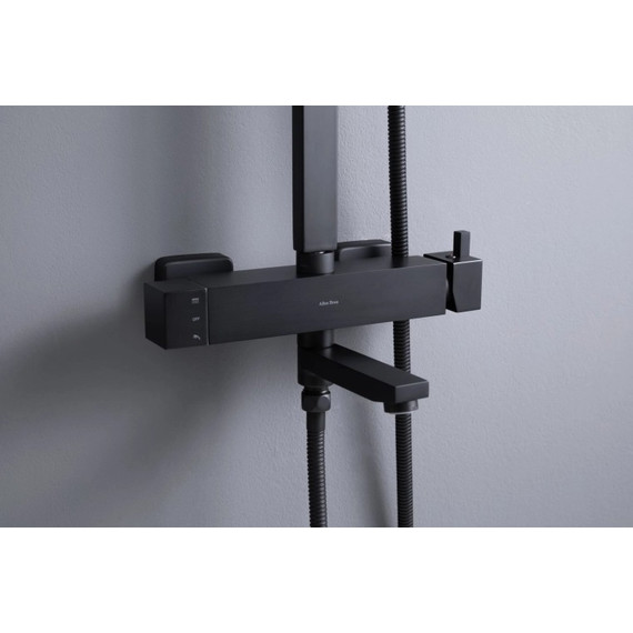 Душевая стойка Allen Brau Infinity 5.21029-31, чёрный матовый фото 13