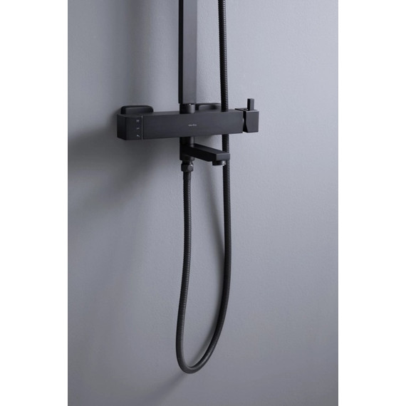 Душевая стойка Allen Brau Infinity 5.21029-31, чёрный матовый фото 14