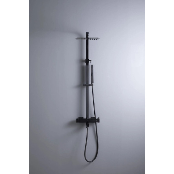 Душевая стойка Allen Brau Infinity 5.21029-31, чёрный матовый фото 16