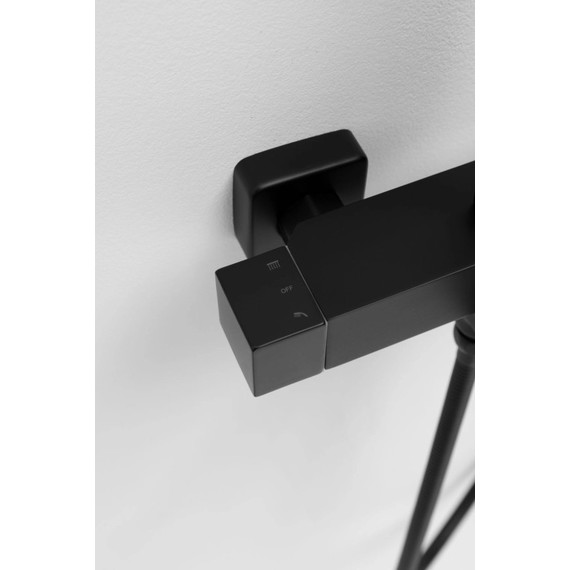 Душевая стойка Allen Brau Infinity 5.21029-31, чёрный матовый фото 7