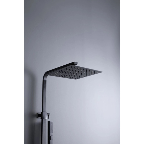 Душевая стойка Allen Brau Infinity 5.21029-31, чёрный матовый фото 9