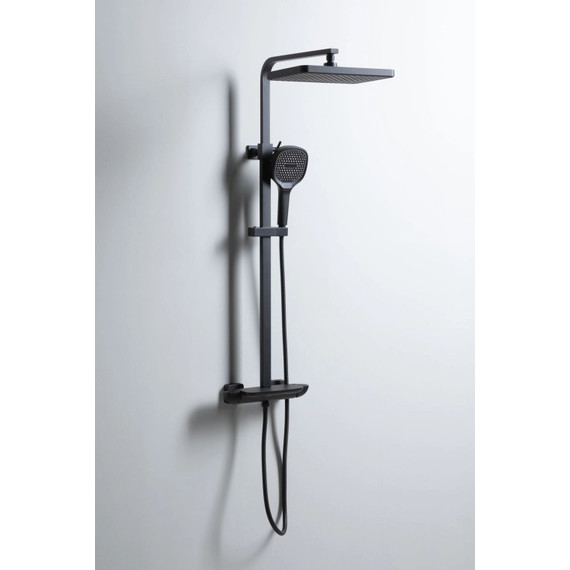 Душевая стойка Allen Brau Infinity 5.21030-31, чёрный матовый фото 13