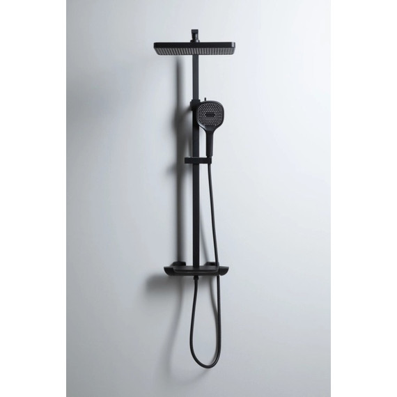 Душевая стойка Allen Brau Infinity 5.21030-31, чёрный матовый фото 14