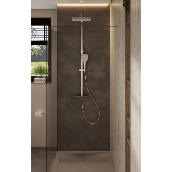 Душевая стойка Allen Brau Infinity 5.21030-31, чёрный матовый фото 16