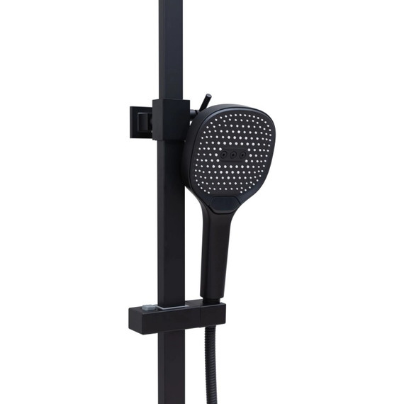 Душевая стойка Allen Brau Infinity 5.21030-31, чёрный матовый фото 3