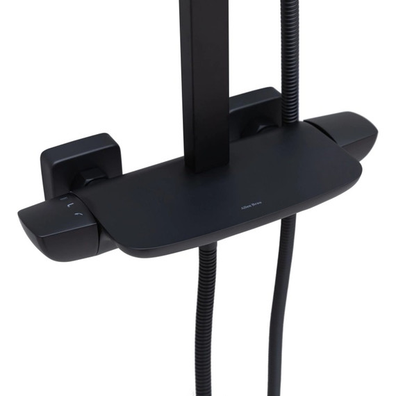 Душевая стойка Allen Brau Infinity 5.21030-31, чёрный матовый фото 5