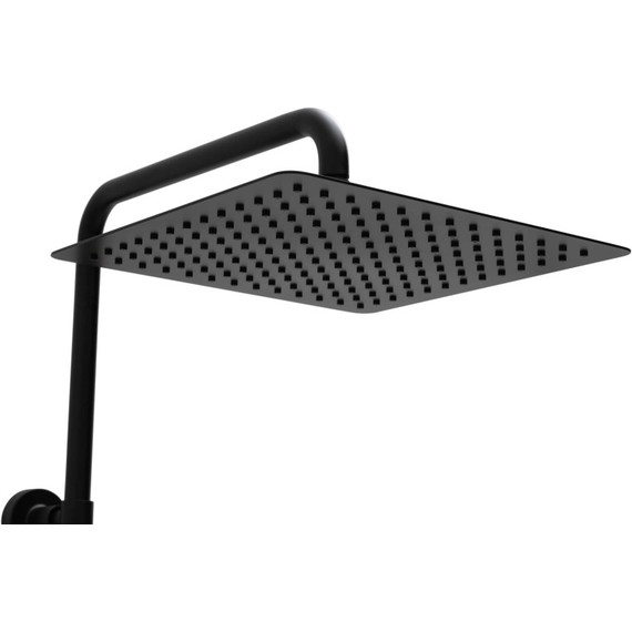 Душевая стойка с термостатом Allen Brau Infinity 5.21032-31, чёрный матовый фото 2