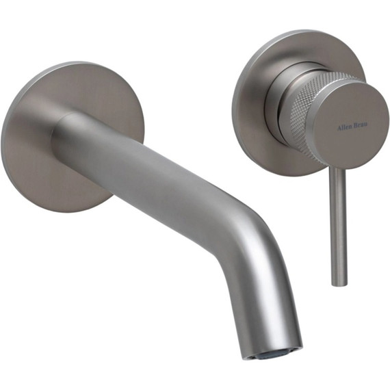 Смеситель для раковины настенный Allen Brau Priority 5.31030-BN (со скрытой частью) никель фото 