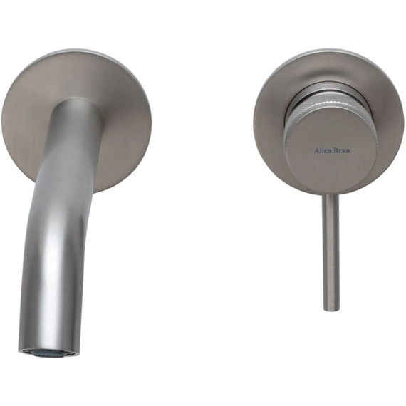 Смеситель для раковины настенный Allen Brau Priority 5.31030-BN (со скрытой частью) никель фото 2