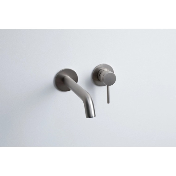 Смеситель для раковины настенный Allen Brau Priority 5.31030-BN (со скрытой частью) никель фото 8