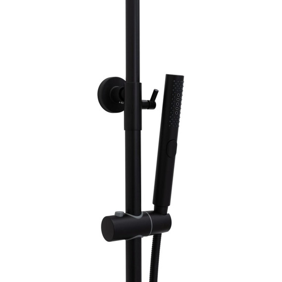 Душевая стойка Allen Brau Priority 5.31031-31, чёрный матовый фото 3