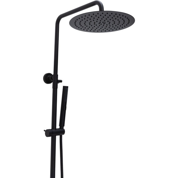 Душевая стойка c термостатом Allen Brau Priority 5.31T10-31, чёрный матовый фото 2