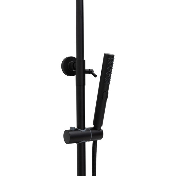 Душевая стойка Allen Brau Liberty 5.33007-31, чёрный матовый фото 3