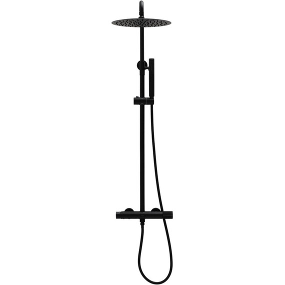 Душевая стойка Allen Brau Liberty 5.33007-31, чёрный матовый фото 5