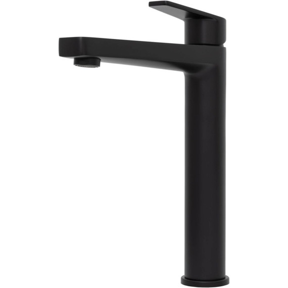 Смеситель для раковины Allen Brau Eclipse 5.E1002-31 с донным клапаном в комплекте, чёрный матовый фото 