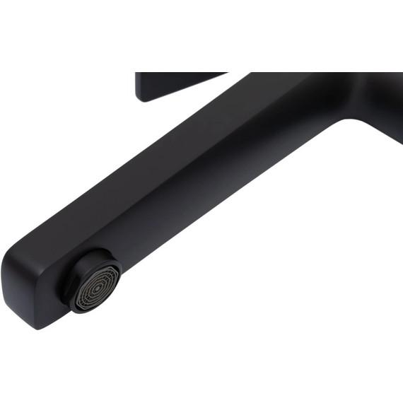 Смеситель для раковины Allen Brau Eclipse 5.E1002-31 с донным клапаном в комплекте, чёрный матовый фото 2