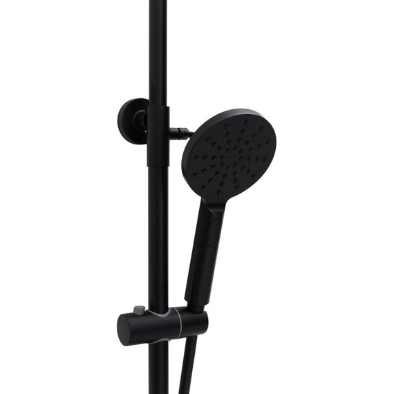 Душевая стойка Allen Brau Eclipse 5.E1006-31, чёрный матовый фото 3