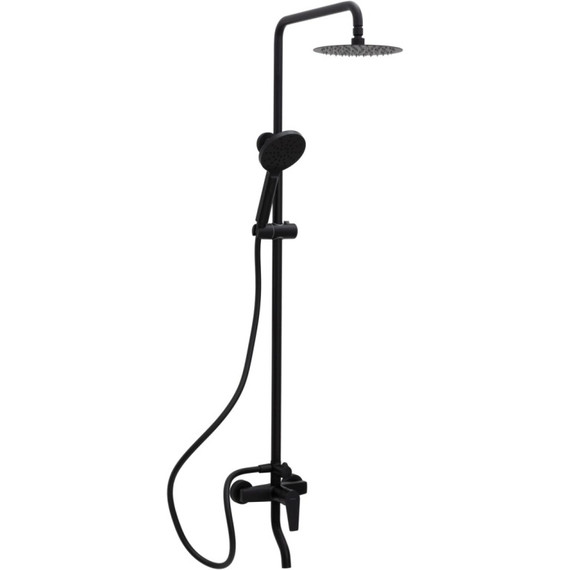 Душевая стойка Allen Brau Eclipse 5.E1007-31, чёрный матовый фото 