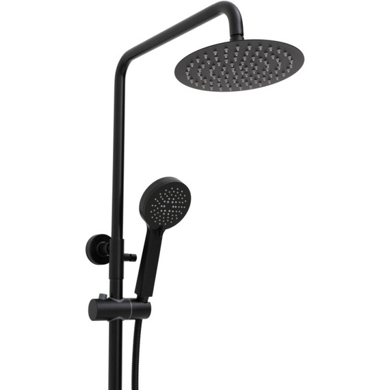 Душевая стойка с термостатом Allen Brau Eclipse 3.0 5.E1A11-31, чёрный матовый фото 4