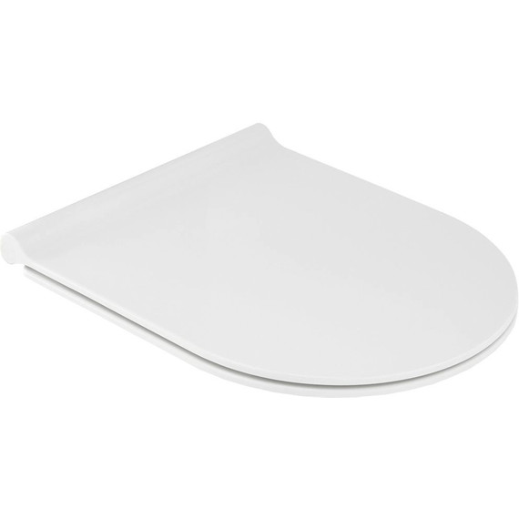 Инсталляция с подвесным безободковым унитазом Jacob Delafon Aleo E21731RU-BL, сиденье с тонкой крышкой микролифт фото 5