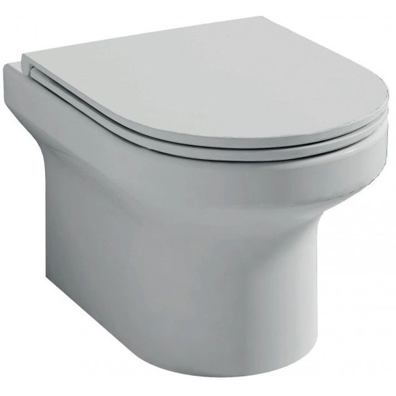 Инсталляция с подвесным безободковым унитазом Jacob Delafon Elite E21743RU-BL, сиденье с тонкой крышкой микролифт фото 3