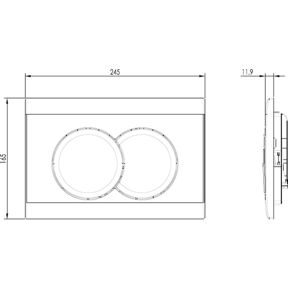 Инсталляция с подвесным безободковым унитазом Jacob Delafon Struktura EDE103-00, сиденье с крышкой микролифт фото 7