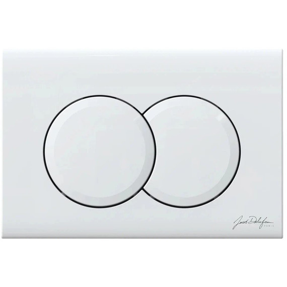 Инсталляция с подвесным безободковым унитазом Jacob Delafon Odeon Rive Gauche EDR103-00, сиденье с тонкой крышкой микролифт фото 5