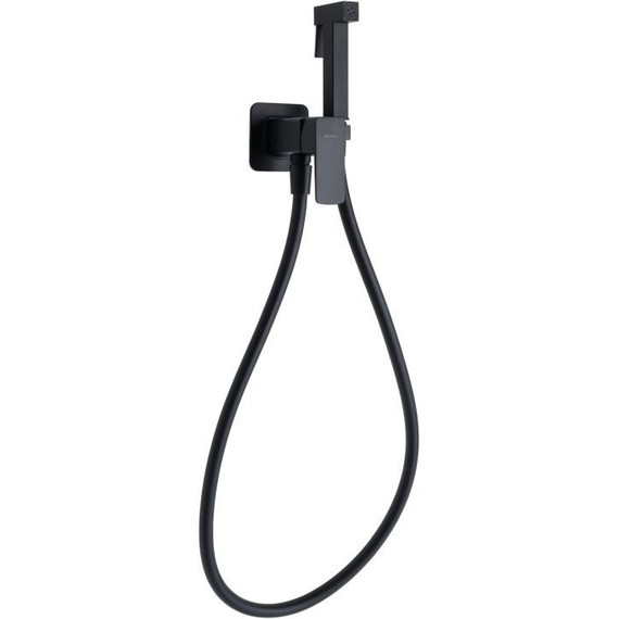 Набор для гигиенического душа Allen Brau Infinity 5.21005-31 (со скрытой частью) чёрный матовый фото 