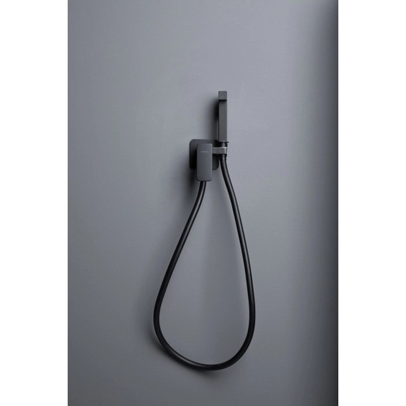 Набор для гигиенического душа Allen Brau Infinity 5.21005-31 (со скрытой частью) чёрный матовый фото 5