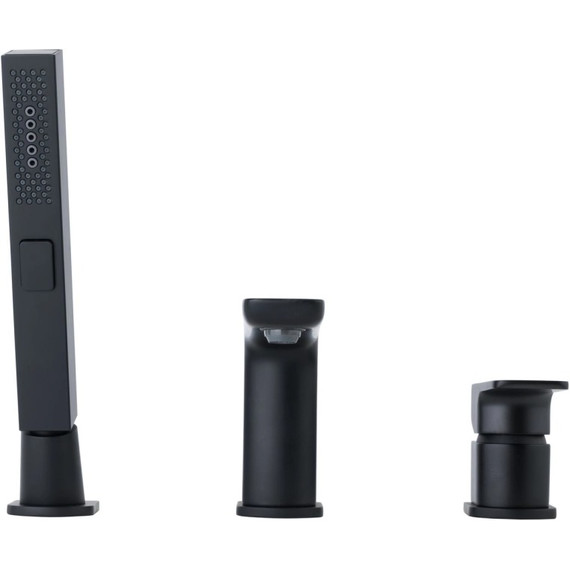 Смеситель для ванны Allen Brau Infinity 5.21008-31, чёрный матовый фото 4