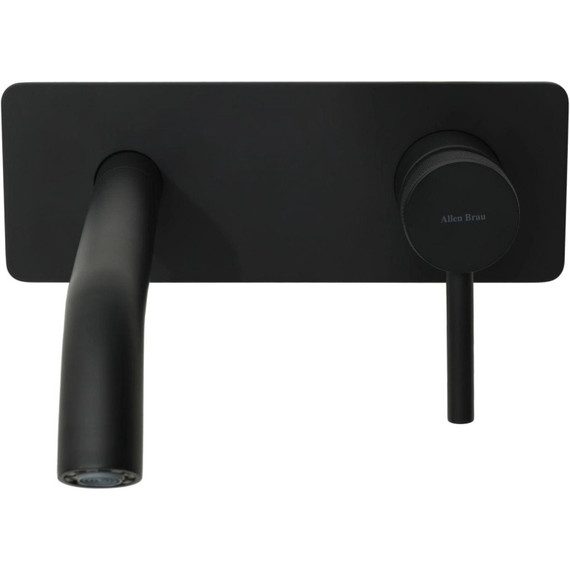 Смеситель для раковины настенный Allen Brau Priority 5.31003-31 (со скрытой частью) чёрный матовый фото 4