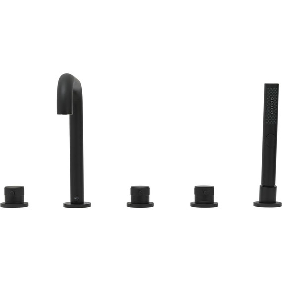 Смеситель для ванны Allen Brau Priority 5.31007-31, чёрный матовый фото 3