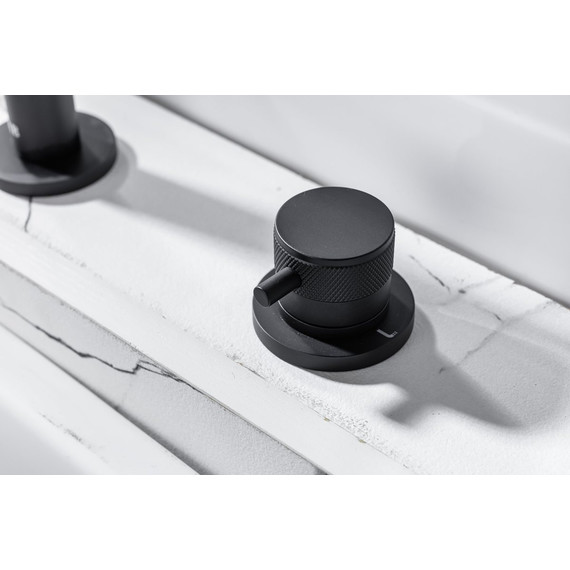 Смеситель для ванны Allen Brau Priority 5.31007-31, чёрный матовый фото 11