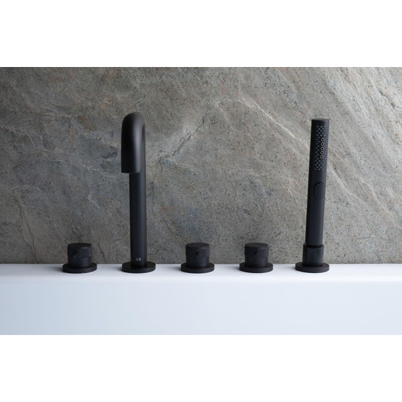 Смеситель для ванны Allen Brau Priority 5.31007-31, чёрный матовый фото 6