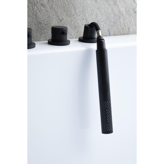 Смеситель для ванны Allen Brau Priority 5.31007-31, чёрный матовый фото 9