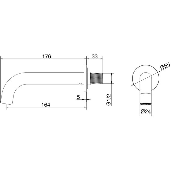 Излив для ванны Allen Brau Priority 5.31018-00 фото 5