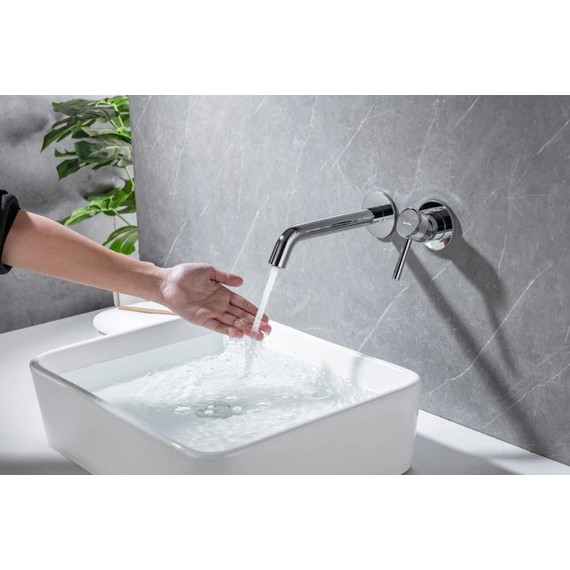 Смеситель для раковины настенный Allen Brau Priority 5.31030-00 (со скрытой частью) фото 11