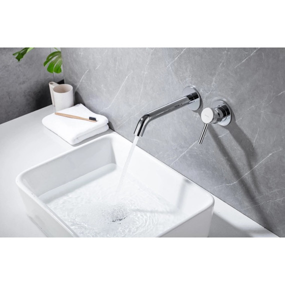 Смеситель для раковины настенный Allen Brau Priority 5.31030-00 (со скрытой частью) фото 12