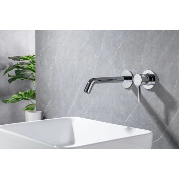 Смеситель для раковины настенный Allen Brau Priority 5.31030-00 (со скрытой частью) фото 6